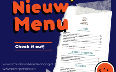 Nieuwe menukaart!